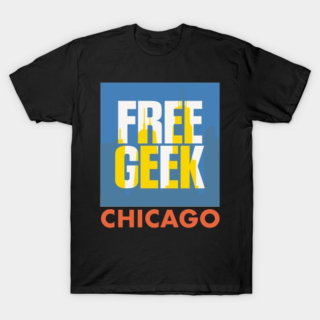 Free Geek Chicago T-Shirt by Misdirected Awesome Games